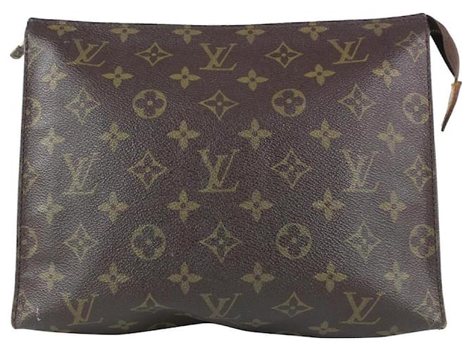 Louis Vuitton Neceser con monograma 26 6lz1019 Cuero  ref.397736