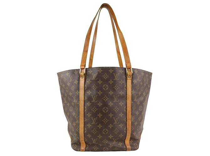 Louis Vuitton Monogram Sac Shopping Tote Bag 7lz1019 Leather  ref.397758