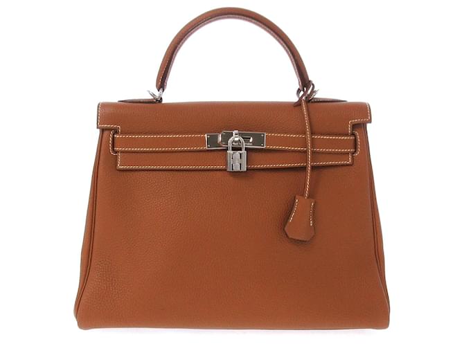 Hermès hermes kelly Brown Leather  ref.397959