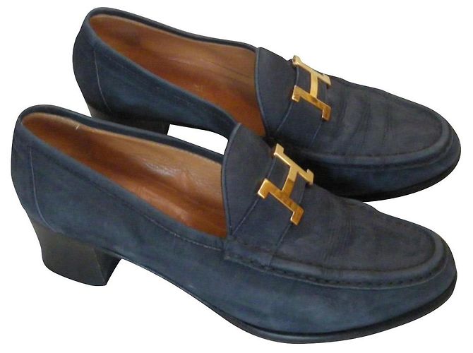 Hermès Flats Dark blue