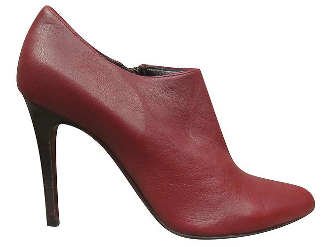 Lanvin Talla de botas bajas Lavin 38 Castaño