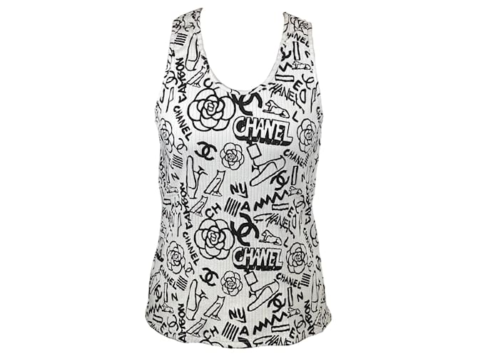 chanel singlet top