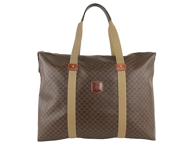 Autre Marque XL Brown Monogram Macadam Tote bag 4CE1020 Leather  ref.398421