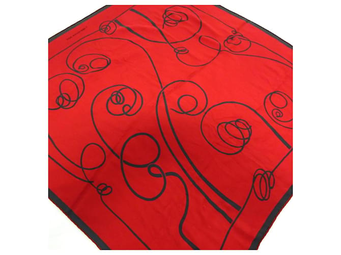 Louis Vuitton Scarf Red Silk  ref.398791