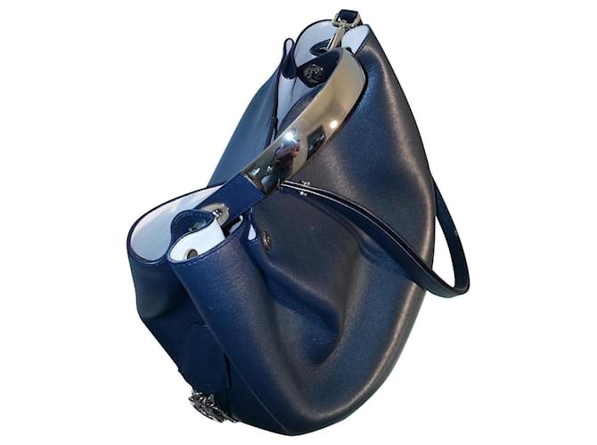 Christian Dior DIOR Diorific Ref: M 1651PVOT Blue Leather  ref.398932
