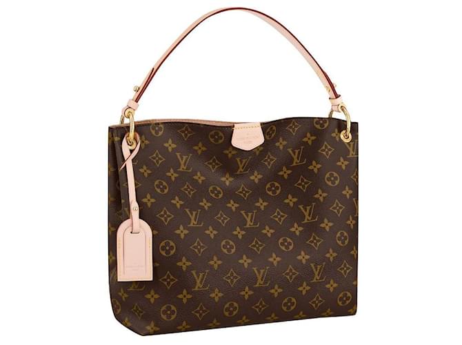 Louis Vuitton LV Graceful PM Mono Brown Leather  ref.398933