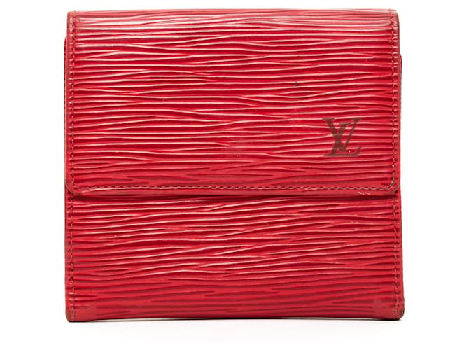 Louis Vuitton EPI RED VICTORINE Cuir Rouge  ref.399142