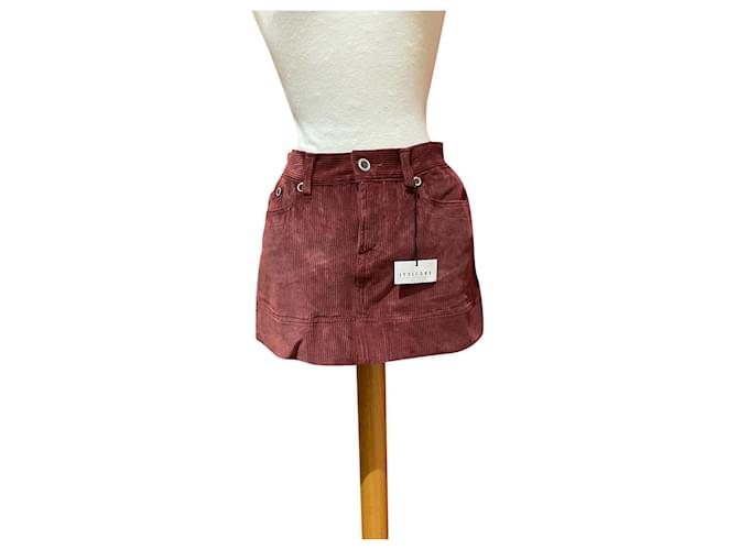 Just Cavalli Skirts Brown Cotton Elastane  ref.399150
