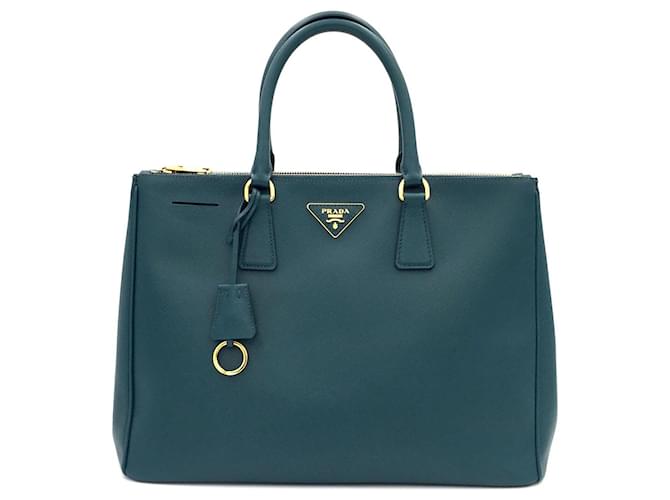 teal prada bag