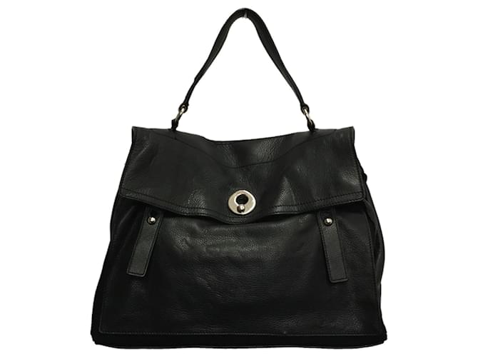 Saint Laurent YSL Muse 2 Large black leather bag  ref.399288