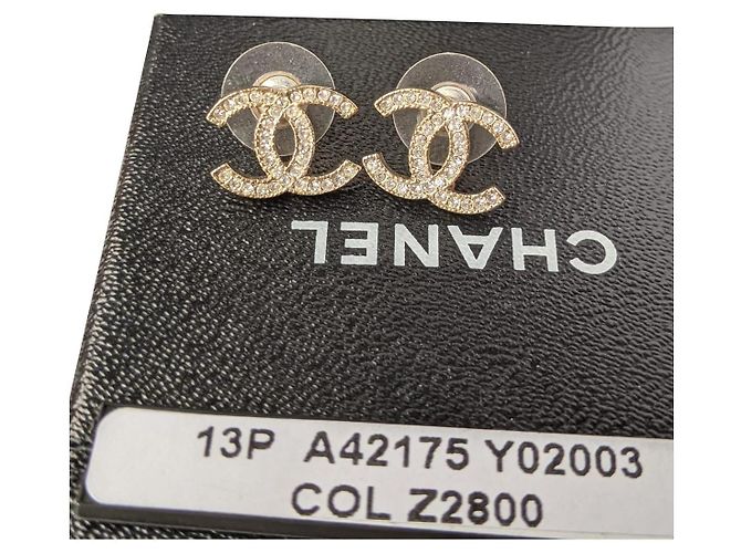 Chanel CC A13Orecchini P Moscova GHW Classic D'oro