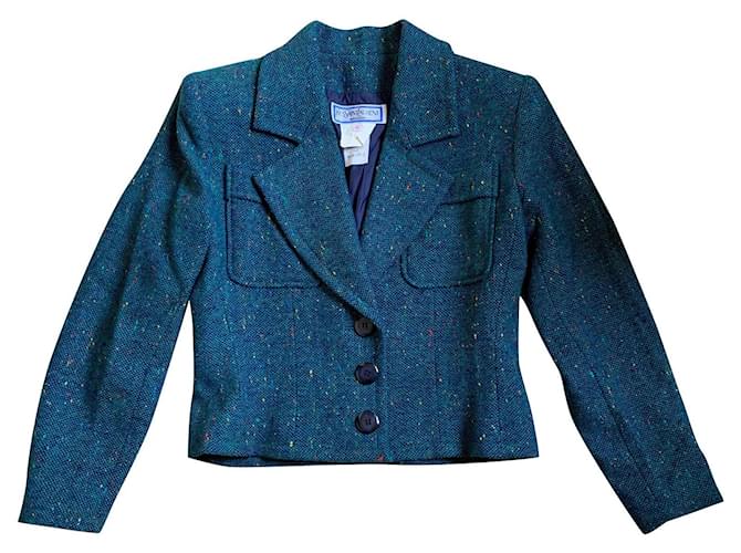 Yves Saint Laurent short jacket Multiple colors Wool  ref.399927