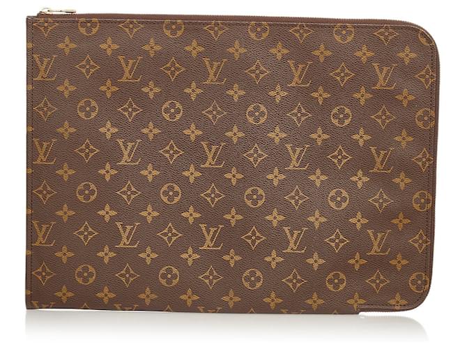Louis Vuitton Monogram Poche Documents Portfolio Case 39 - Brown