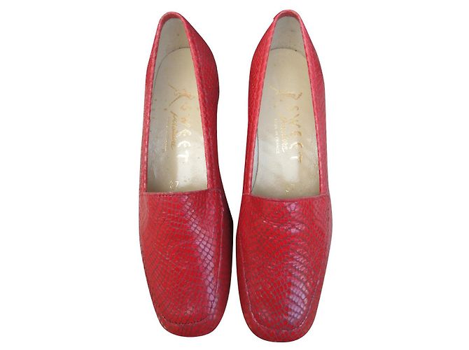 Autre Marque Mocassini dolci 37 VINTAGE ▾ 1980 Rosso