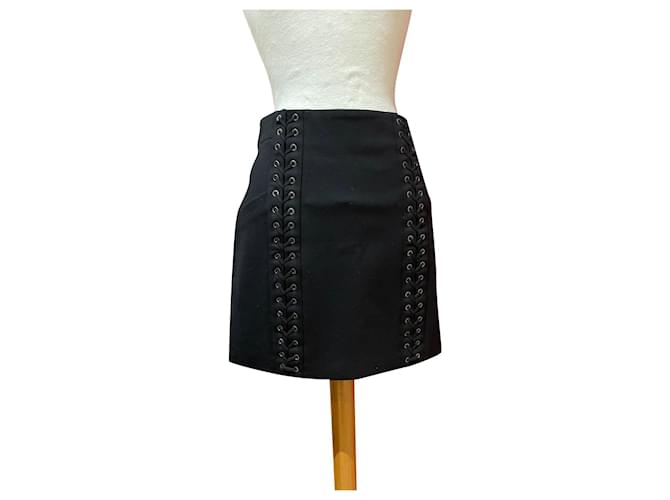 Pierre Balmain Skirts Black Viscose Nylon  ref.400436