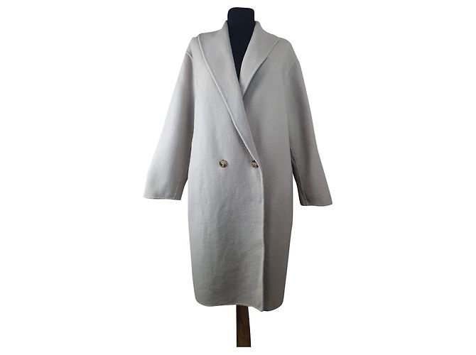 MCM Coat Beige Wool and Angora Size M