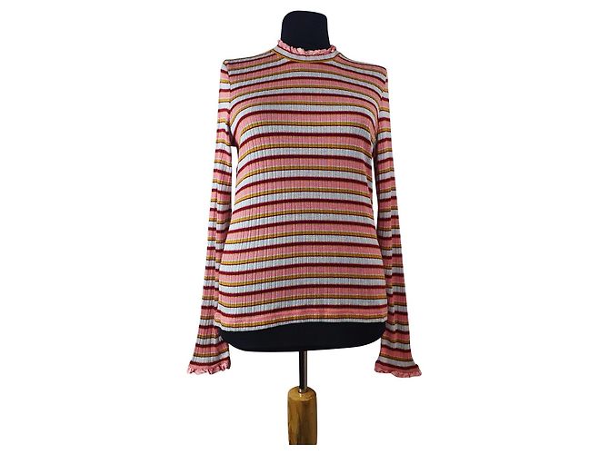 Autre Marque Stine Goya Bluse mehrfarbig gestreift Mehrfarben