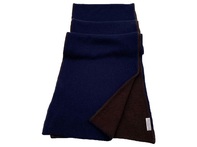 Sciarpa Brunello Cucinelli cashmere blu nuova