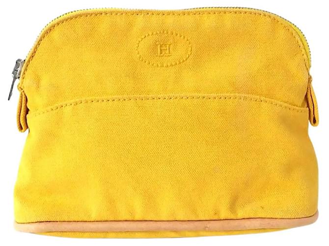 Hermès Clutch bag Yellow Cloth  ref.400900