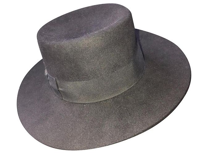 Saint Laurent Black Rabbit Hat Size 59