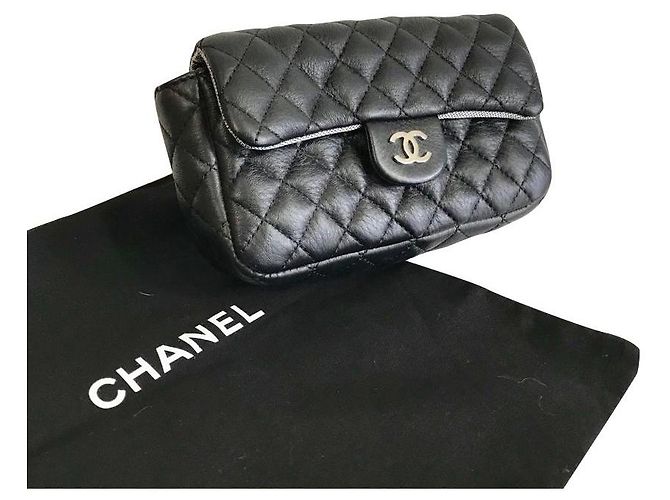 Chanel Pochette Nero Pelle