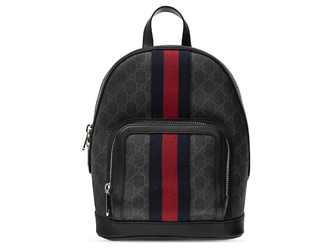 Gucci Backpack nuevo Negro Cuero  ref.401118