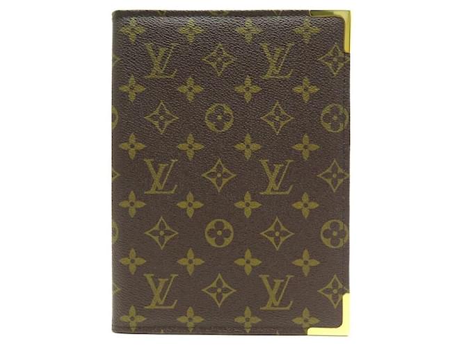 VINTAGE LOT OF LOUIS VUITTON WALLET AND NOTEPAD IN CANVAS MONOGRAM