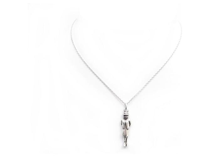 Outras joias CHARM CHANEL COCONUT PENDANT FIGURINE + COLAR DE CORRENTE DE PRATA 925 cordão de prata Metal  ref.401338