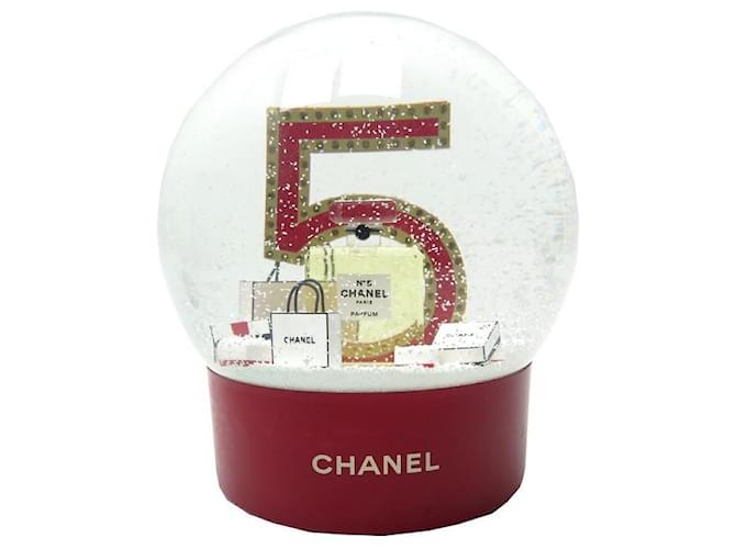 NINE CHANEL PERFUM NUMBER SNOW BALL 5 LARGE RED USB RECHARGEABLE MODEL