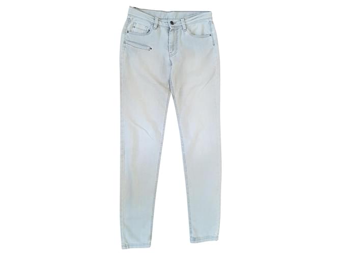 Comptoir Des Cotonniers Jeans attillati Grigio Cotone  ref.401418
