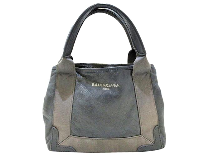 balenciaga navy cabas xs