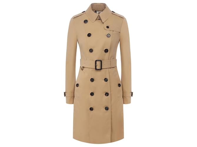 Burberry Trench-coat Sandringham Coton Beige  ref.401705