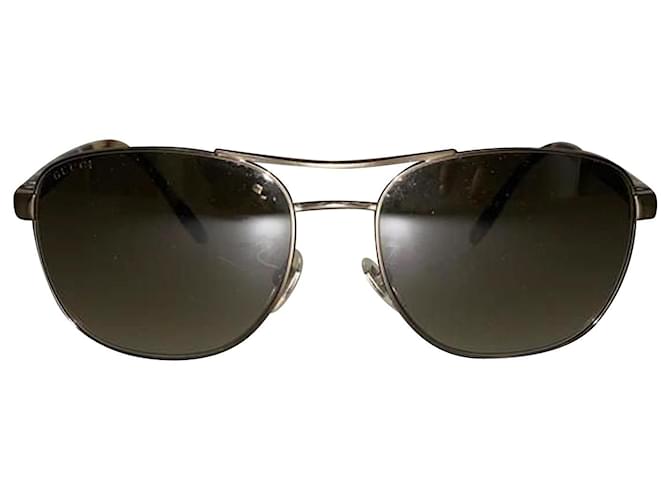 Óculos de Sol Gucci Full Rim em Preto Plástico  ref.401925