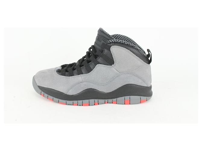 Nike Herren 8.5 US Retro Cool Grau X Air Jordan 10 -023  ref.401966