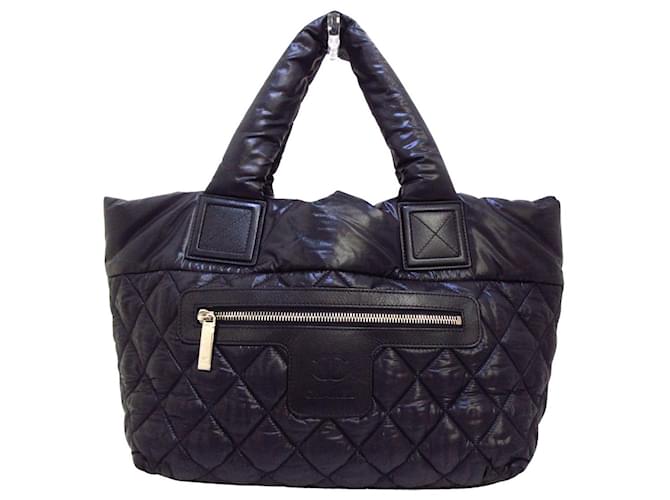 Chanel COCO COCOON Negro Sintético  ref.402247