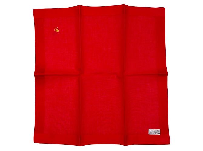 Rolex fazzoletto 100% cotone rosso nuovo