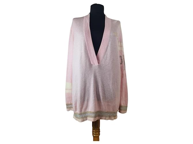 Autre Marque Princess Goes Hollywood Pink Cashmere Wool  ref.402520