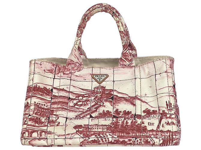 [Usado] Prada PRADA Canapa Tote Bag Canvas