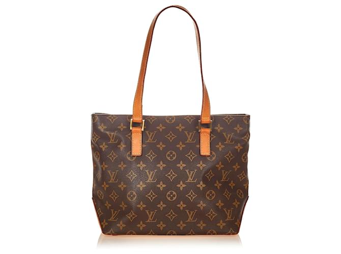 Louis Vuitton Monogram Cabas Piano Bag Brown