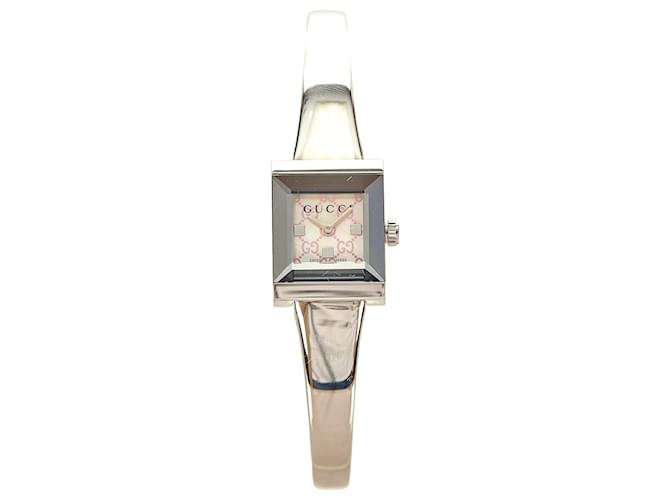 Gucci silver square watch sale