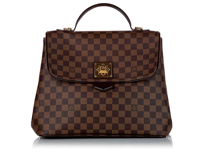 Louis Vuitton, Bags, Louis Vuitton Damier Ebene Canvas Bergamo Gm Bag