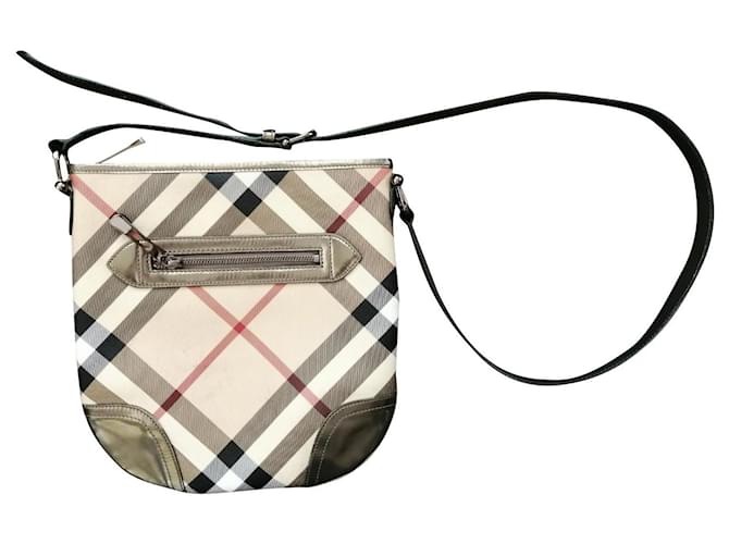 Burberry Handbags Beige Synthetic  ref.403268