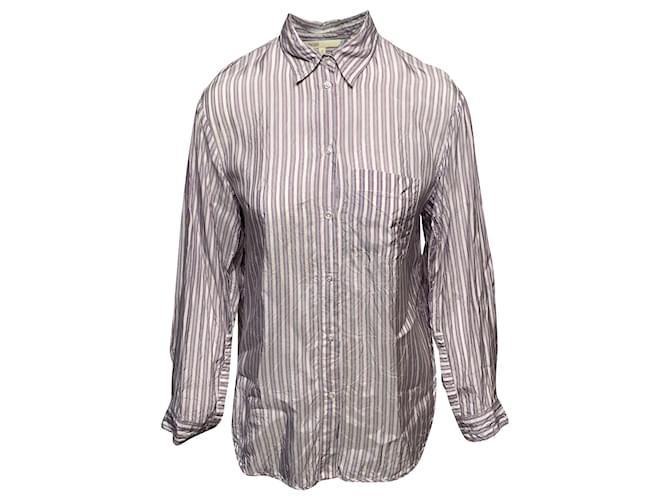 Maje Striped Shirt in Multicolor Viscose Multiple colors Cellulose fibre  ref.403486