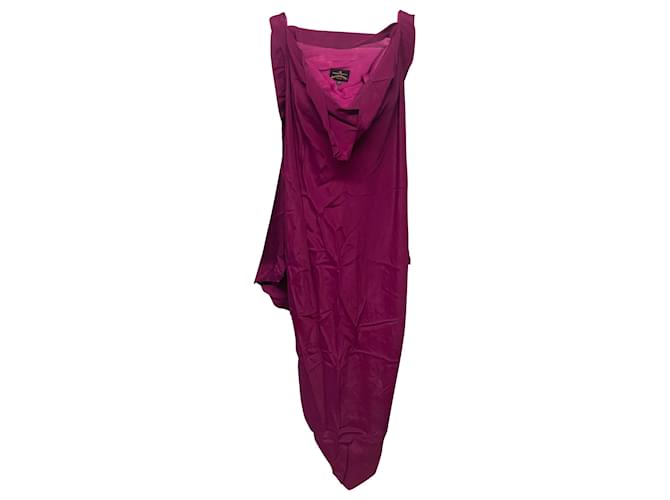 Robe de Cocktail Vivienne Westwood en Viscose Rouge Fibre de cellulose  ref.403544
