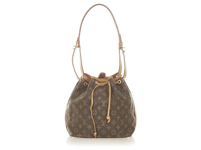 Louis Vuitton Monogram Petit Noe Drawstring Bucket Hobo Bag 2lvn1025  Leather ref.403558 - Joli Closet