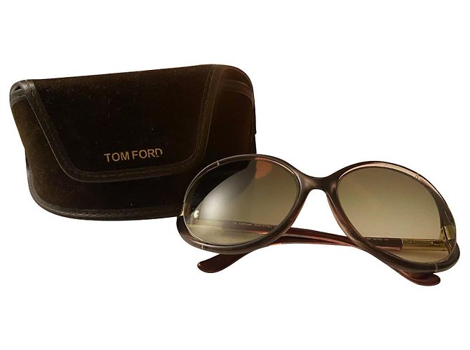 Occhiali da sole Tom Ford marroni e dorati Marrone D'oro