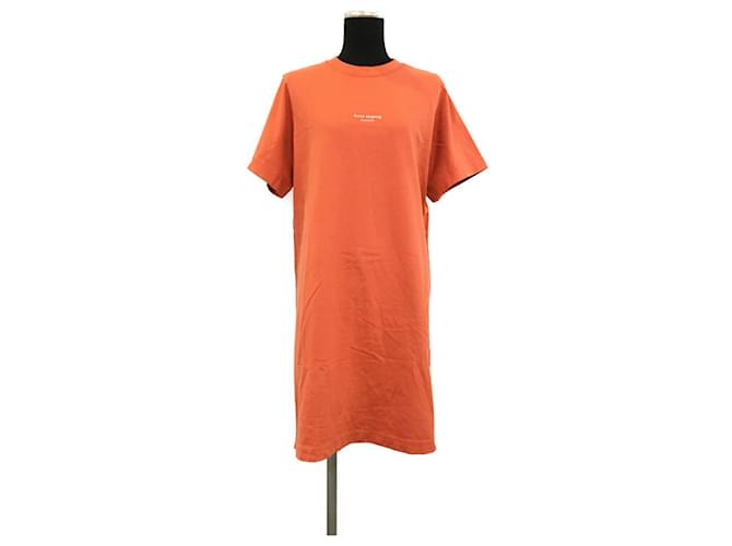Used] Acne Studios Long T-shirt Dress Women's SIZE XS Orange