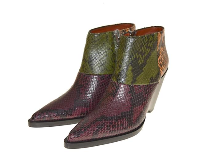 acne studios python boots