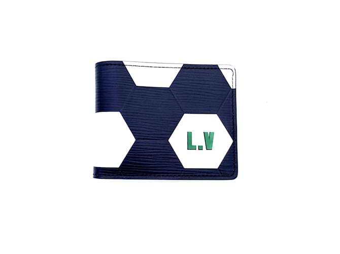 Slender Edição limitada da carteira da Louis Vuitton FIFA em couro epi preto  ref.403963