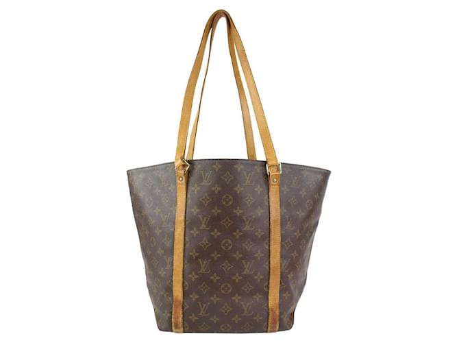 Louis Vuitton Monogram Sac Shopping Tote Bag 6LV1022 Leather  ref.403980